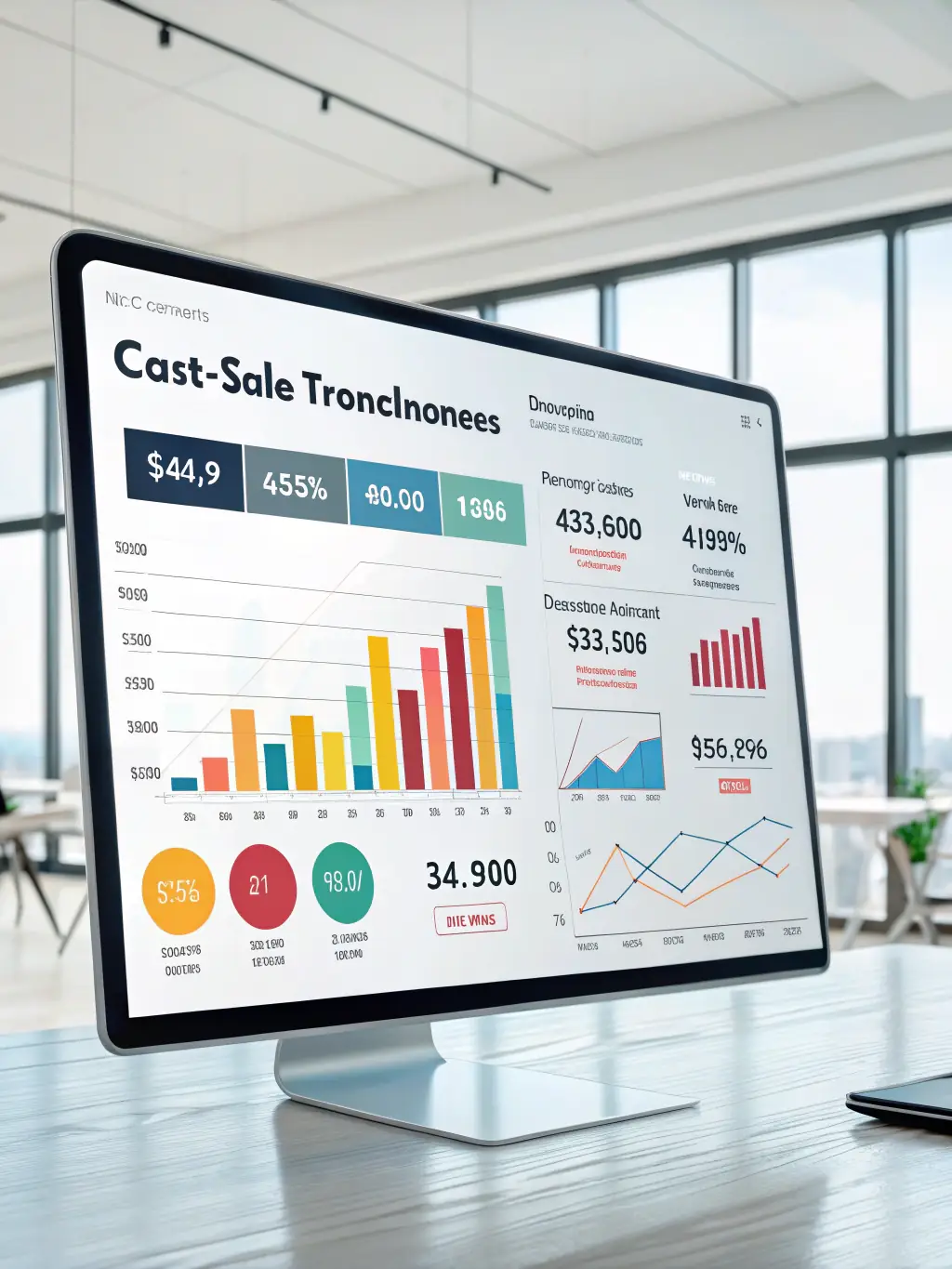 An AI-powered tool analyzing sales data and providing insights to a managed service provider, helping them identify opportunities and optimize their sales process.